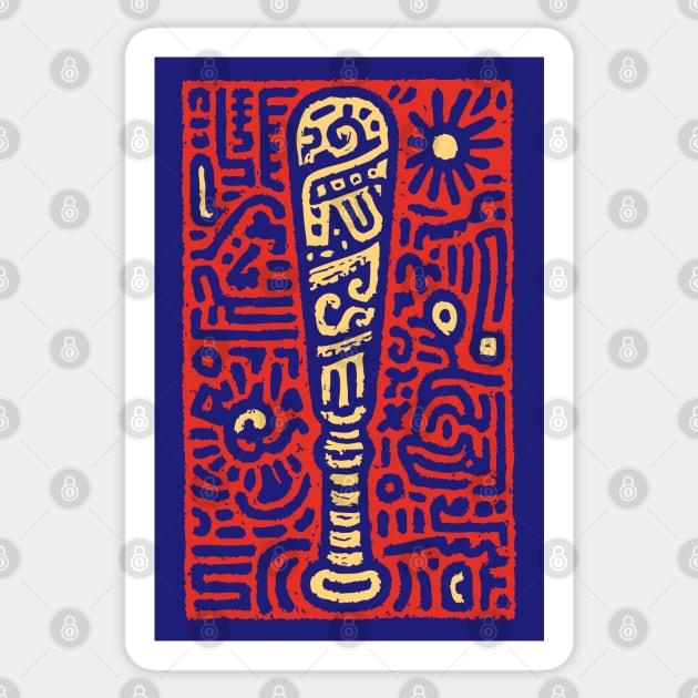 Primal Baseball Bat | The Ol' Sandlot Slugger Sticker by TuncGK